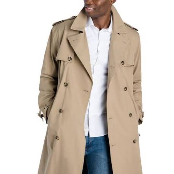 London Fog Brown Trench Coat Men’s Size 40L. L - Picture 6 of 16